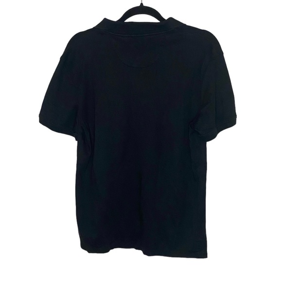 Calvin Klein Black Liquid Touch Short Sleeve Cotton Polo Shirt Size Medium - Picture 3 of 3